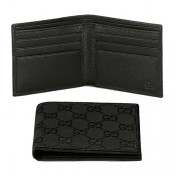 Noir Gucci Bi-plis Portefeuille De Base 04857R-F40IR-1000 France Soldes